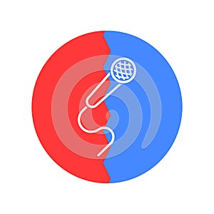 microphone icon vector