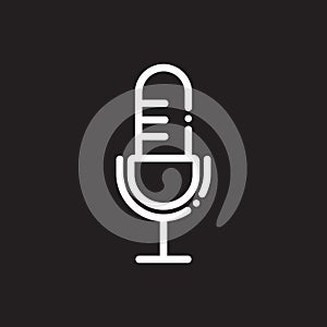 microphone icon vector