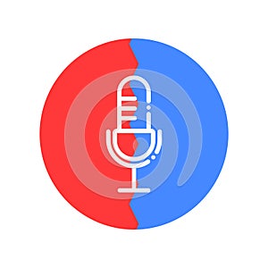 microphone icon vector