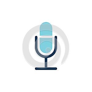 microphone icon. Vector illustration decorative design