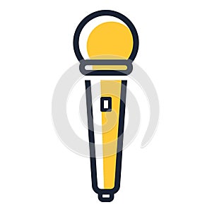 microphone icon. Vector illustration decorative design