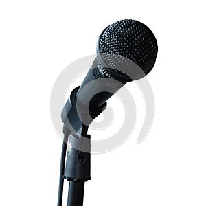 Microphone isolated photo