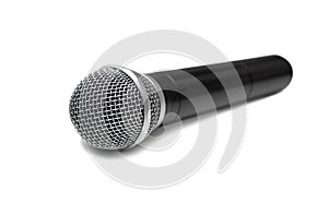 Microphone isolated on white background