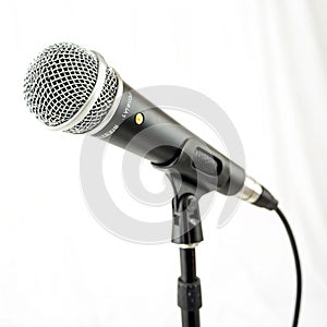 Microphone isolated on white background