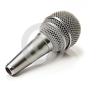 Microphone isolated on white background