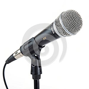 Microphone isolated on white background