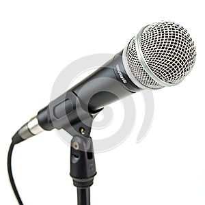 Microphone isolated on white background
