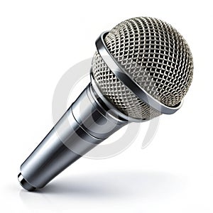 Microphone isolated on white background