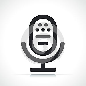 Microphone or karaoke line icon