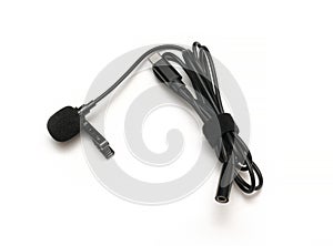 microphone lavalier isolated