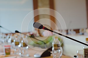 Microphone in the meeting room