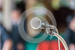 Microphone in meeting room use for amplify talk