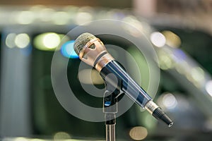 Microphone in meeting room use for amplify talk