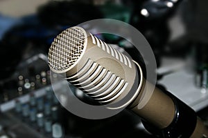 Microphone and Mixer photo