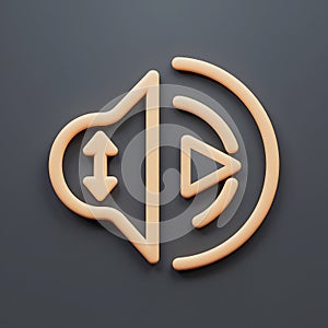 Microphone podcast logo template