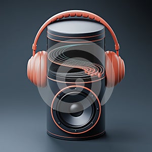 Microphone podcast logo template