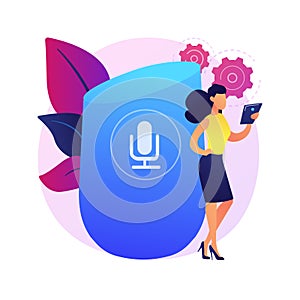 Microphone recording vector concept metaphor