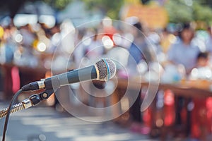 Microphone at the school