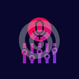 microphone settings icon for web