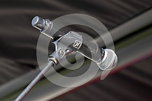 A Microphone On A Stage At Amsterdam The Netherlands 5-2-2022