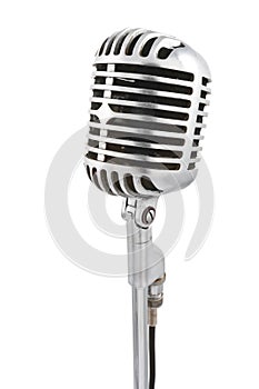 Microphone on stand