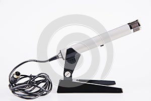 Microphone with Stand and Wire
