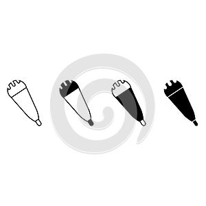 Microphone vector icon set. audio illustration sign collection. broadcast symbol on white background.
