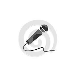 Microphone vector speaker sound icon