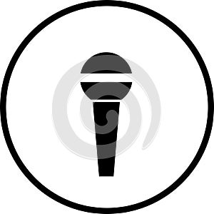 microphone vector symbol