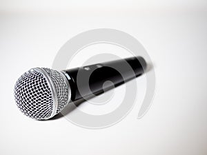 Microphone in white background