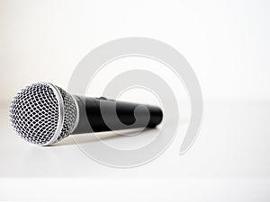 Microphone in white background