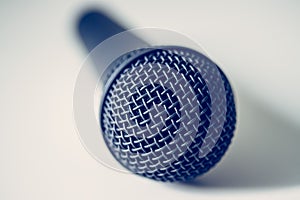 Microphone with white background