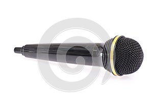 Microphone on White Background
