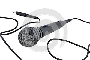 Microphone with wire