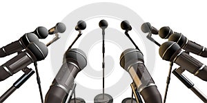 Microphones and Stands Array