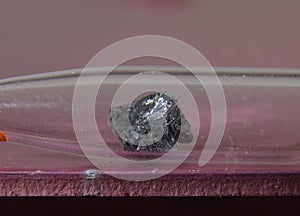 Microphoto of a sample of the periodic elementt No. 33: Arsenic.