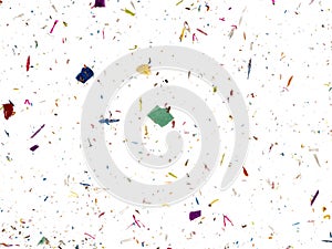 Microplastics in water - polluted water