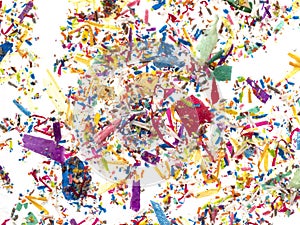 Microplastics in water - polluted water