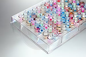 Microplate in colors