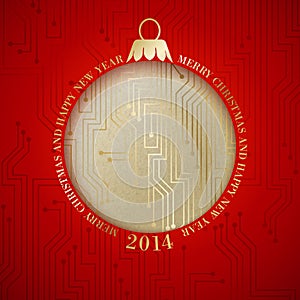 Microprocessor circuitry. photo