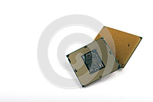 The CPU for the computer. processor close-up