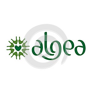 Microscobic Algea Icon and Logo Design