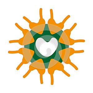Microscobic Algea Icon