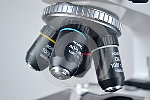 Microscope closeup photo