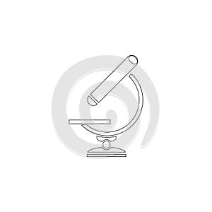 Microscope. flat vector icon