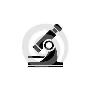 Microscope Flat Vector Icon