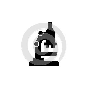 Microscope Flat Vector Icon