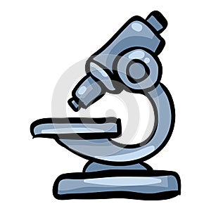 Microscope Hand Drawn Doodle Icon