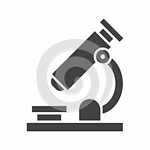 Microscope icon vector image.