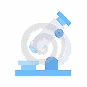 Microscope icon vector image.